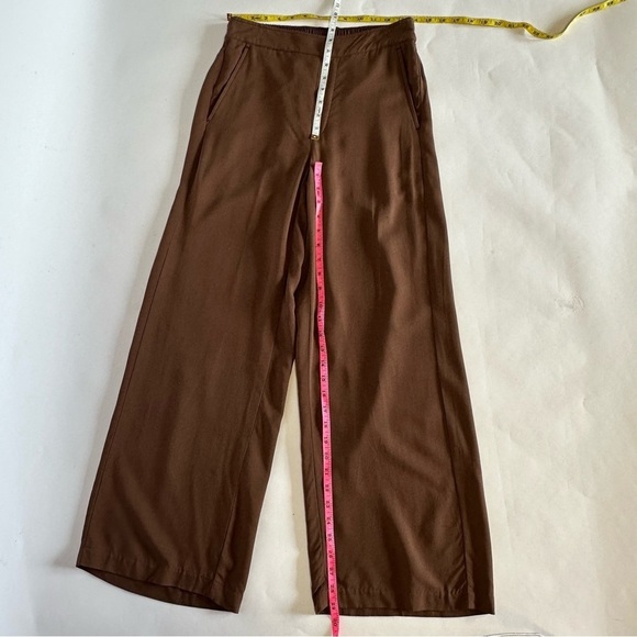NWT Brown Old Navy High-Waisted Playa Wide-Leg Pants, SM - Picture 6 of 8